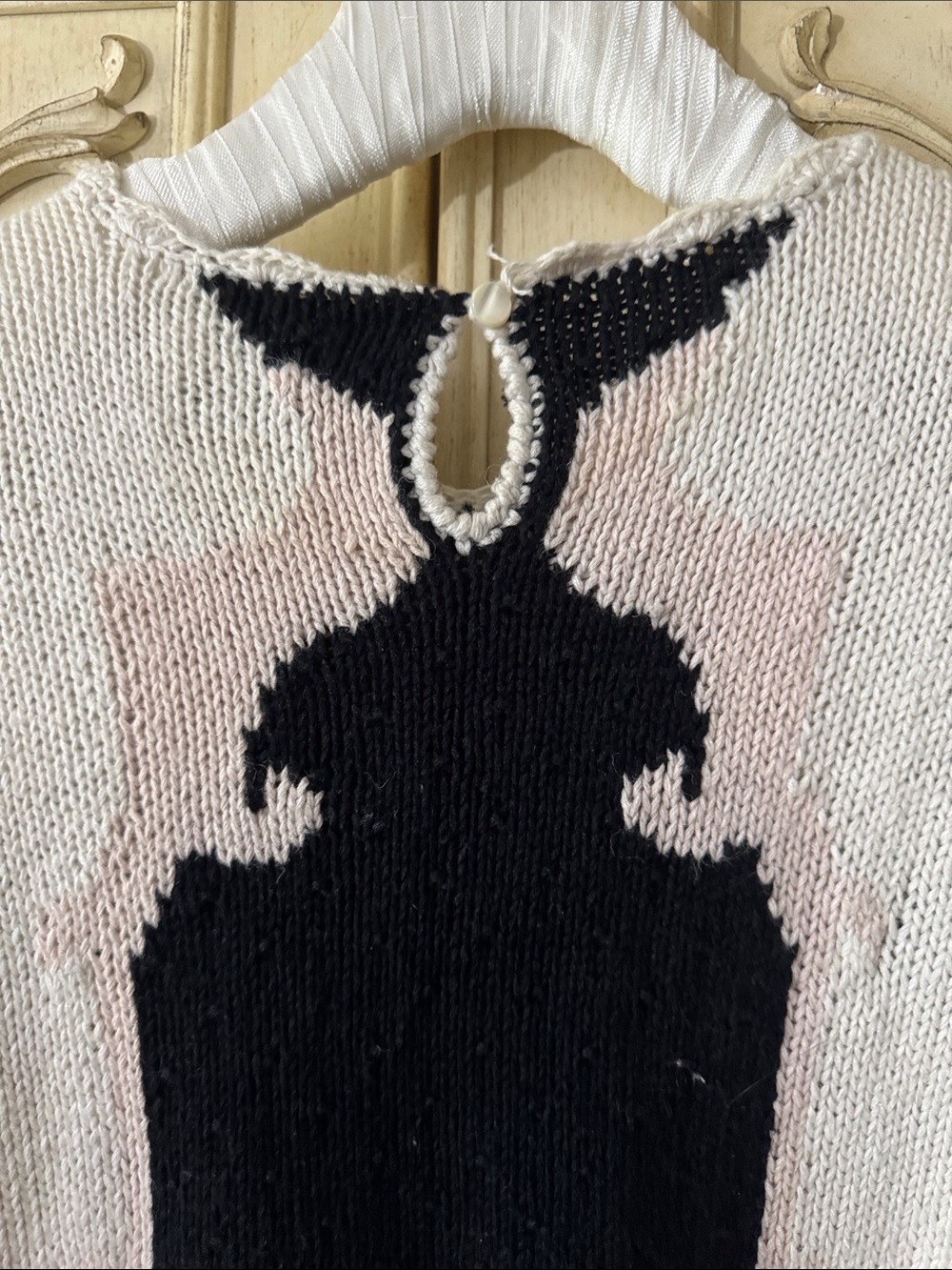 Marisa Christina 90’S Cottagecore Floral Hand Knit Sweater - Picture 10 of 12